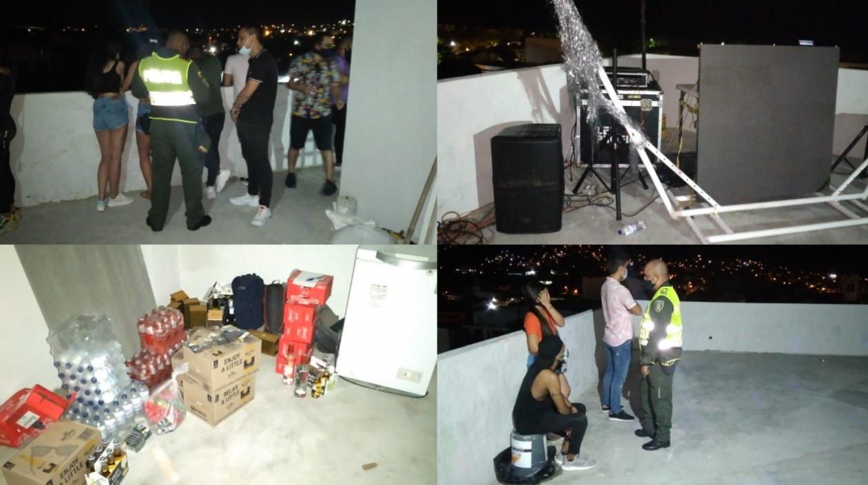 Imágenes suministradas por la Policía.