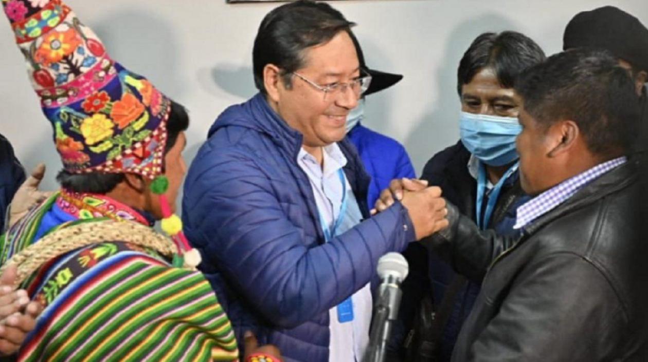 El candidato Luis Arce.