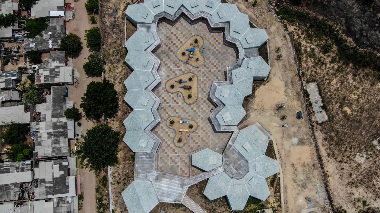 Vista Aérea del CDI Juan XXIII, en Malambo. 