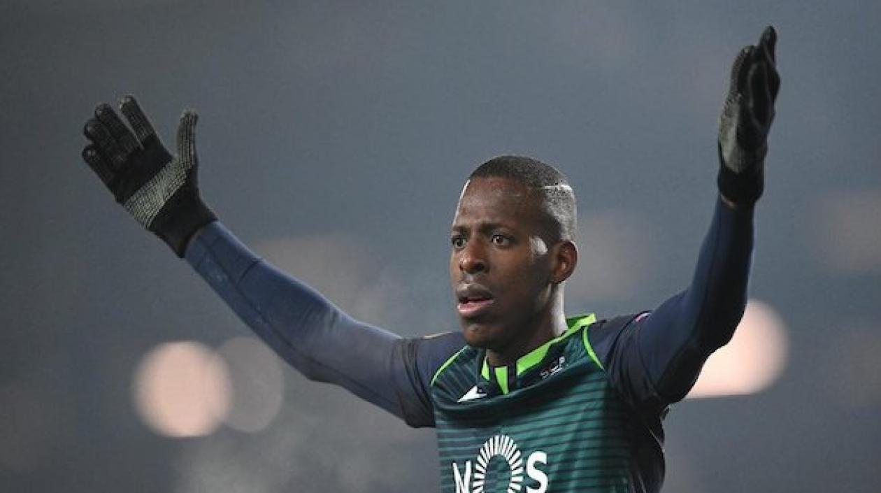 Cristian Borja, jugador colombiano en el Sporting de Portugal.