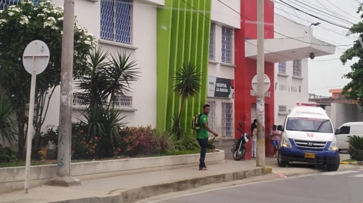 El motociclista falleció en el Camino La Manga. 