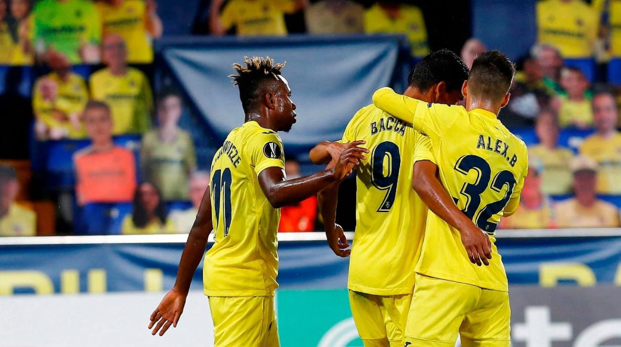 El porteño Carlos Bacca celebra el segundo gol ante el Sivasspor.