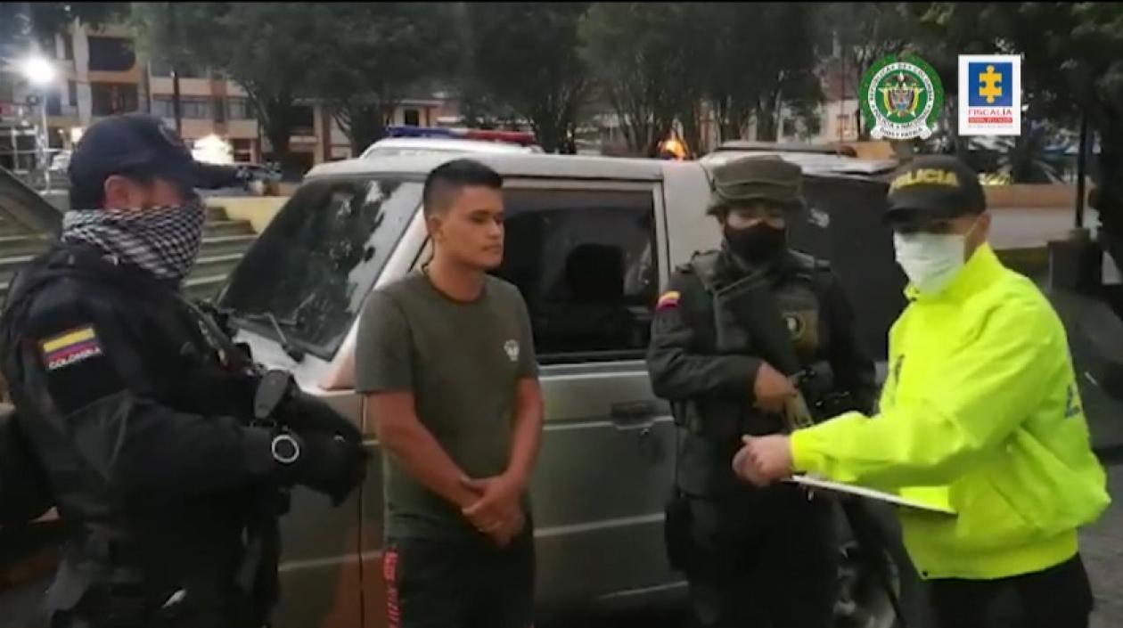 Uno de los capturados por las masacres ocurridas en Valle del Cauca y Nariño. 