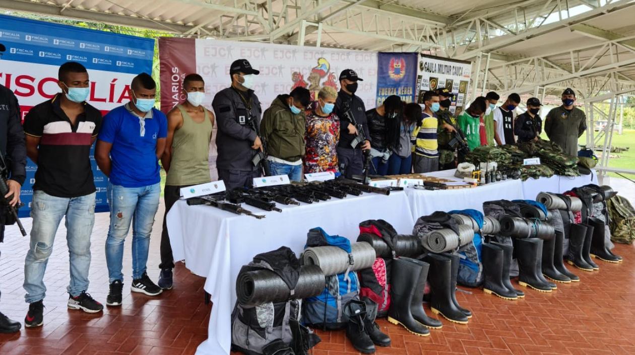 Capturados en Cajibío.