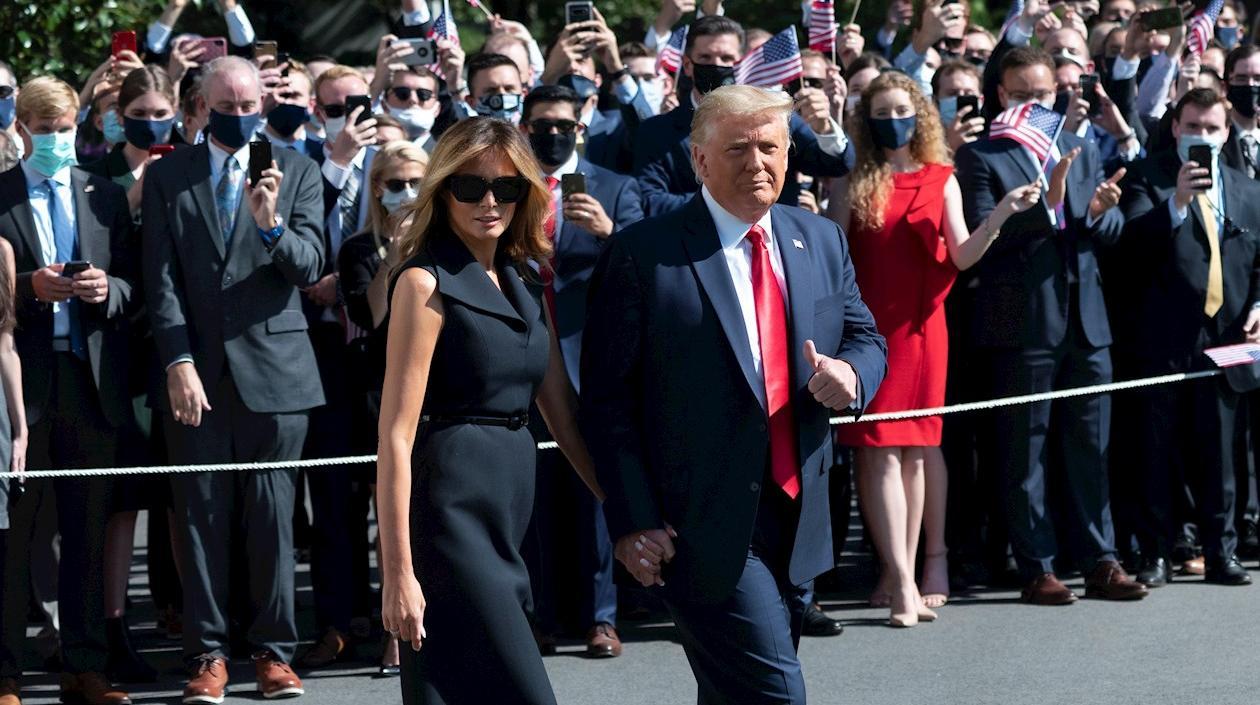 Melania y Donald Trump.