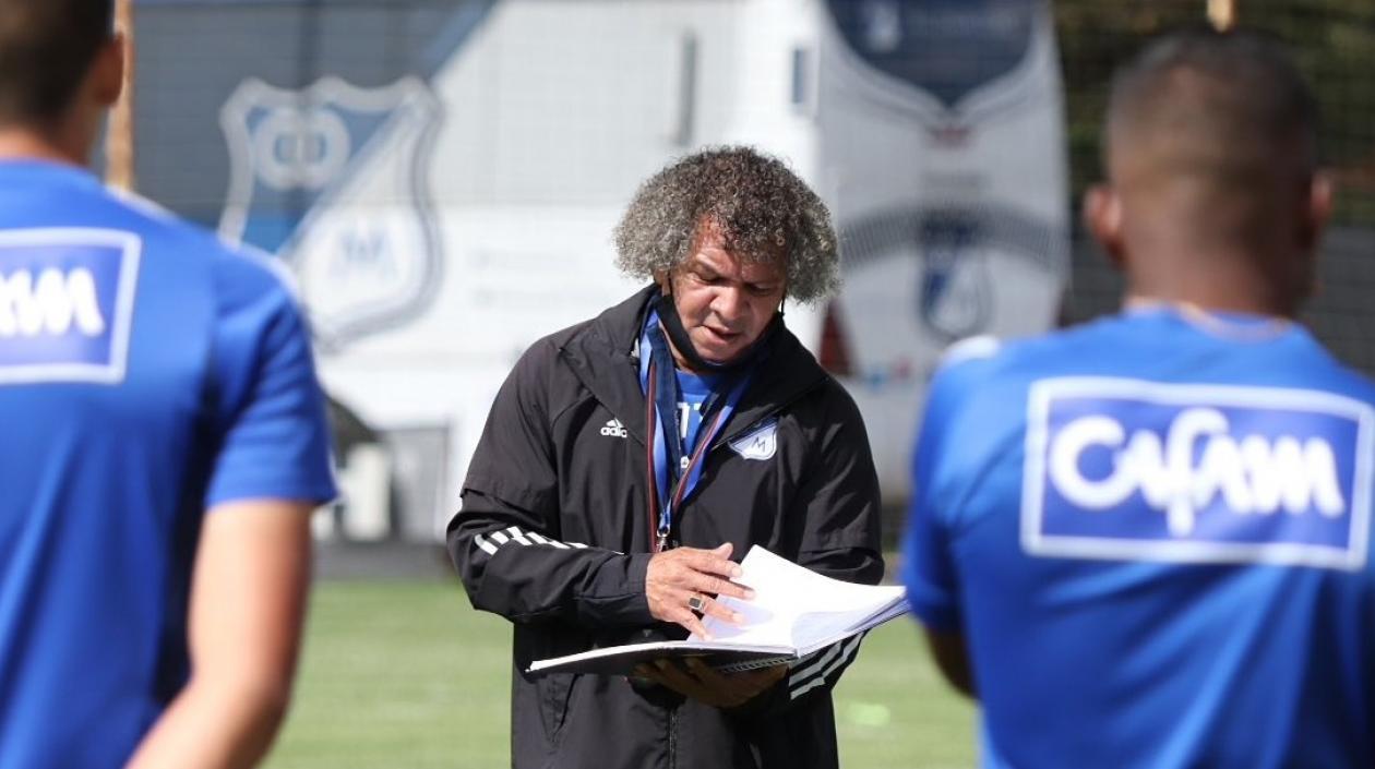 Alberto Gamero, técnico de Millonarios. 