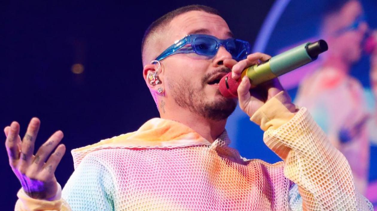 El cantante colombiano J Balvin.