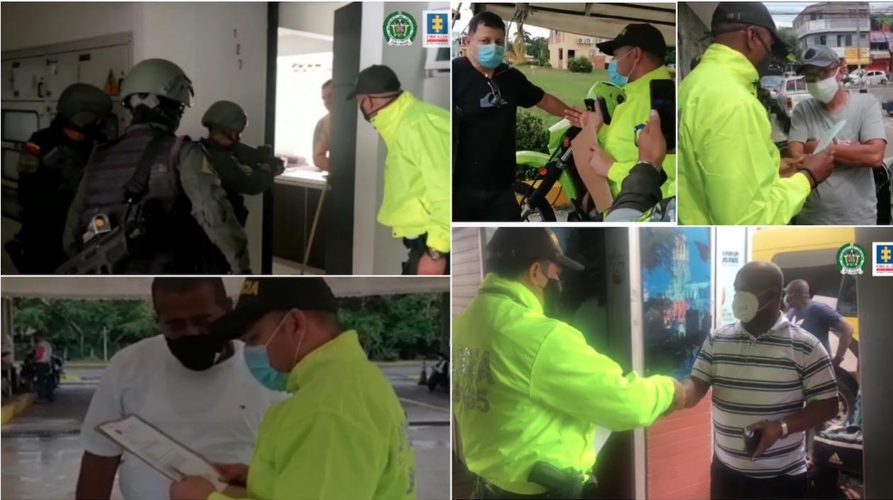 Los capturados por narcotráfico.