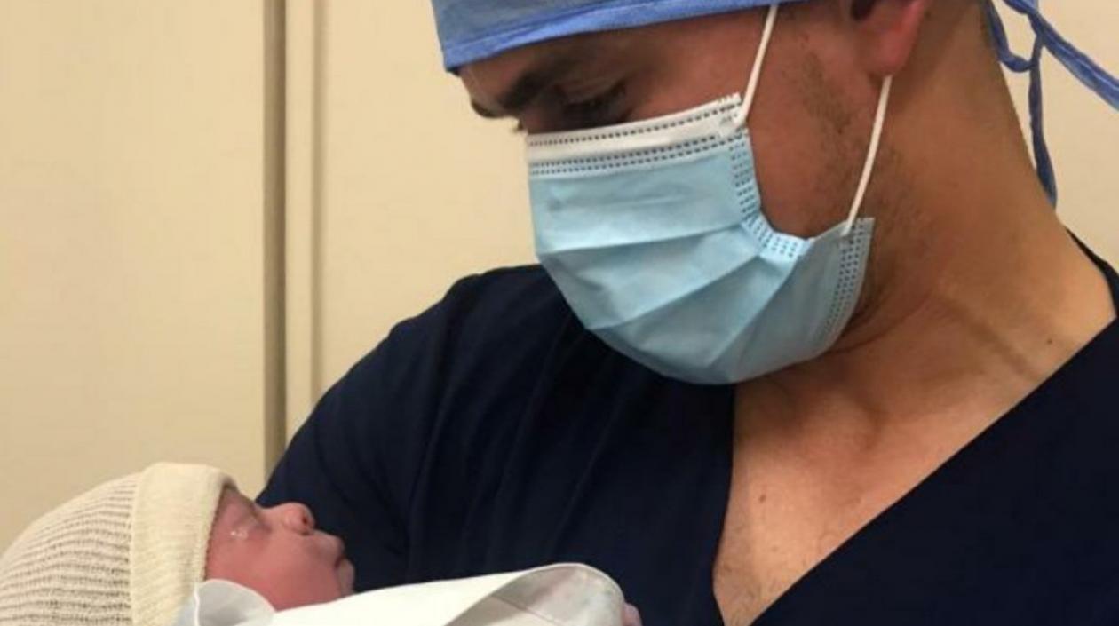 Rafael Santos Borré y su hija Guadalupe.