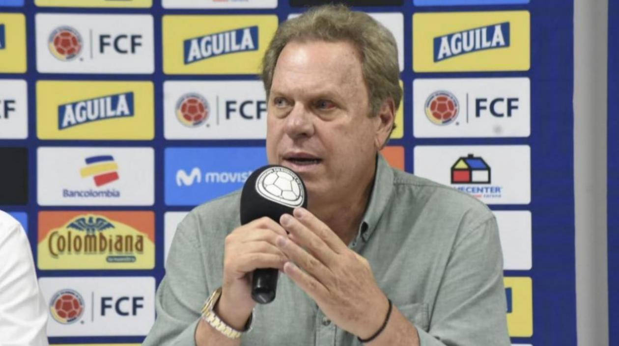 Ramón Jesurún, presidente de la Federación Colombiana de Fútbol.