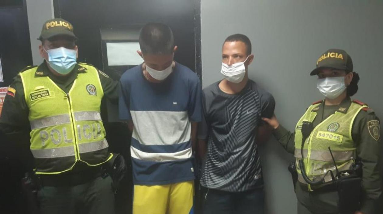 Juan de Dios Pedrahita Gil, de 20 años; y Estiven Alexis Rodríguez Torres, de 24