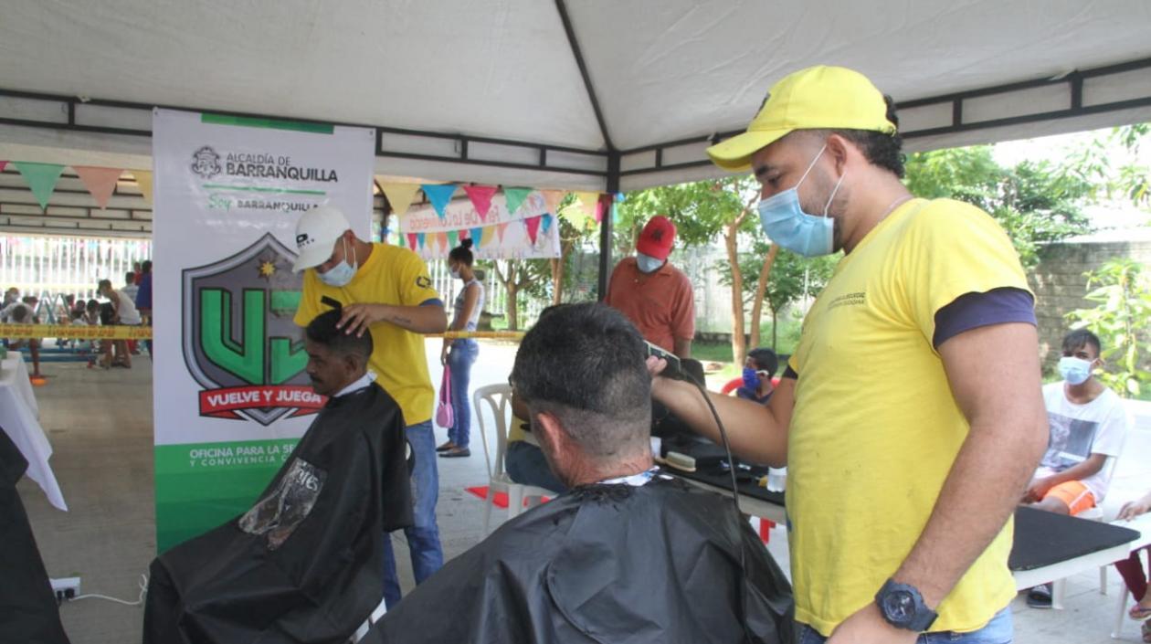 Jornada de 'Barranquilla Convive' en Las Gardenias. 