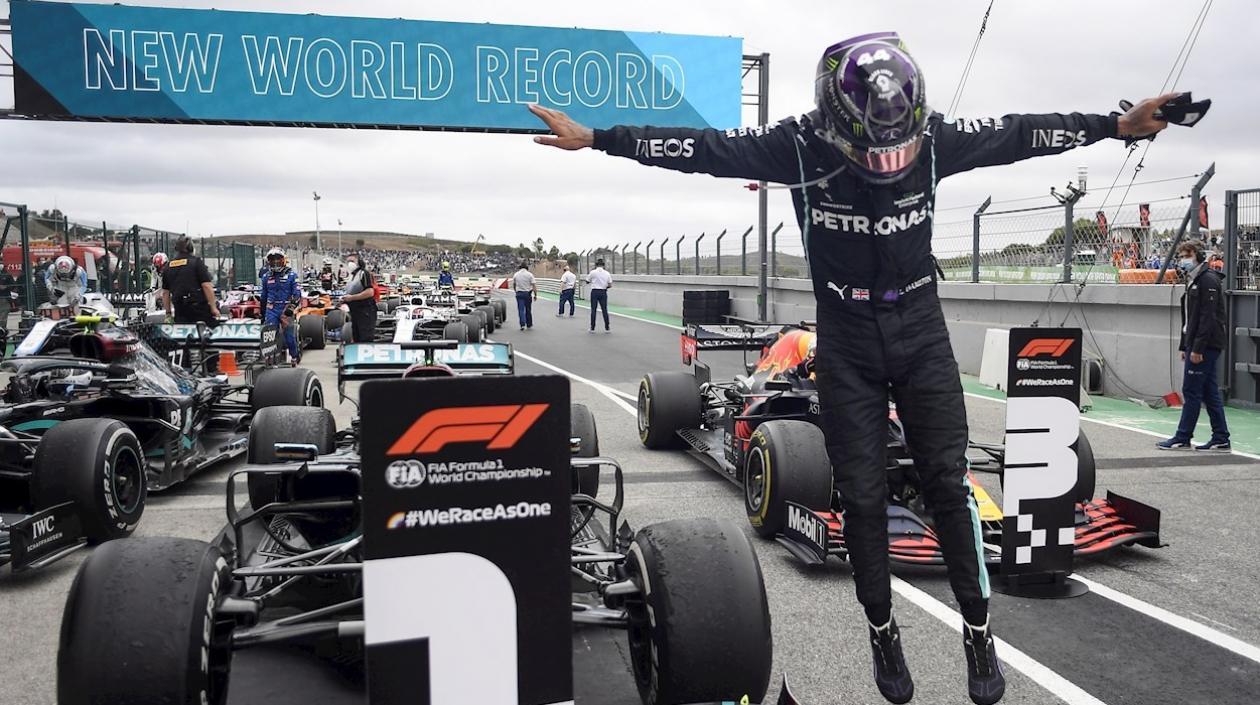 Lewis Hamilton, piloto británico. 