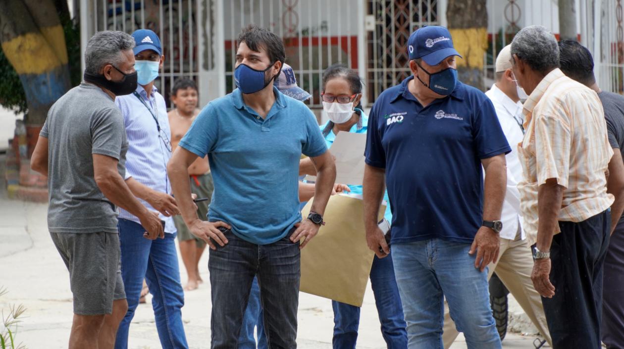 El Alcalde de Barranquilla, Jaime Pumarejo.