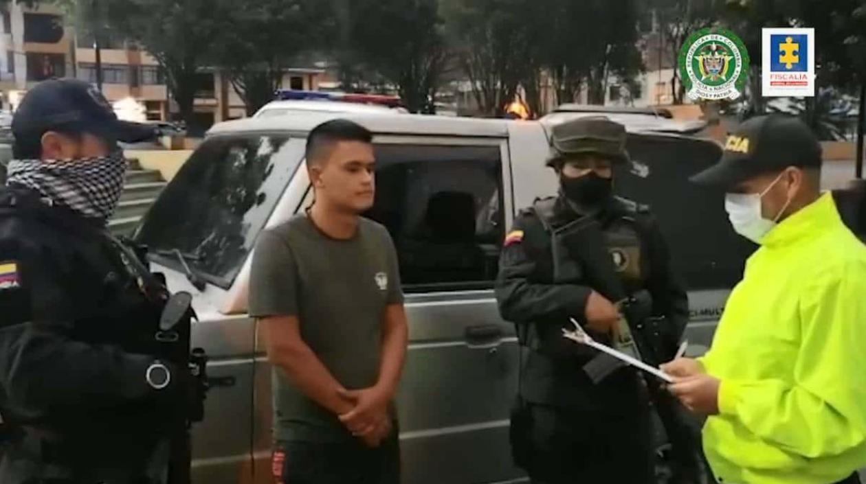 Uno de los capturados dentro del caso de la masacre de Samaniego.