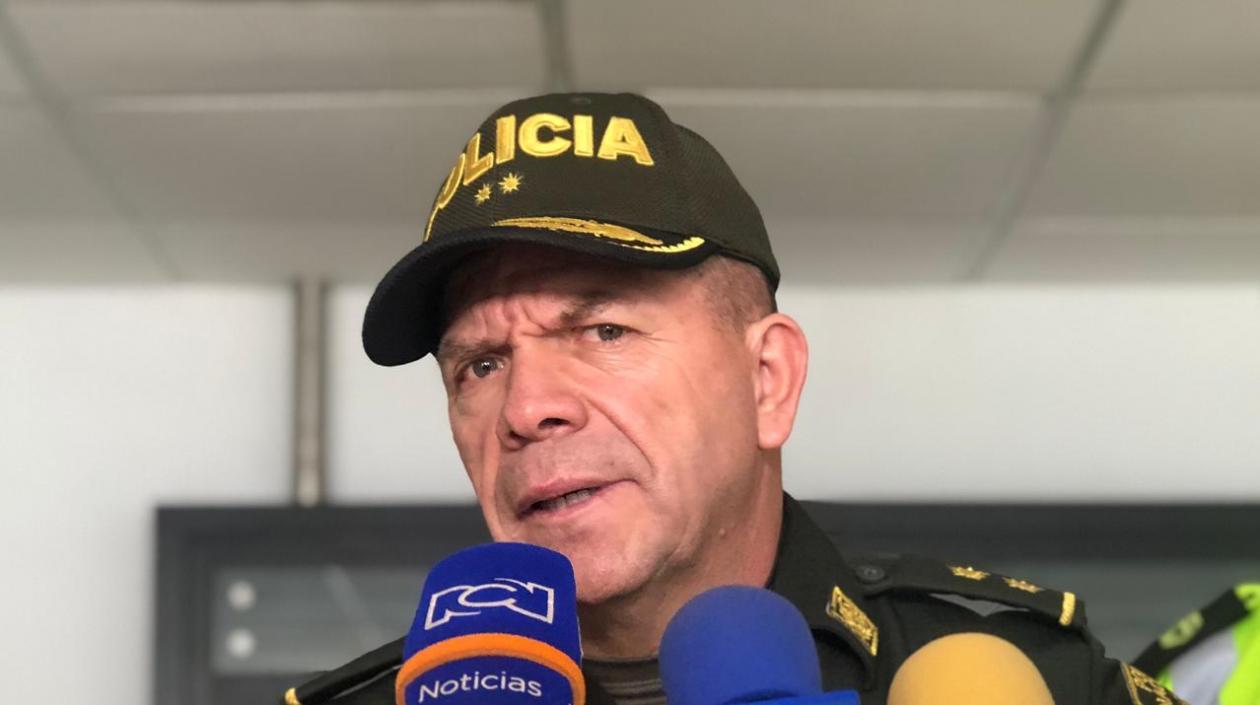 General Ricardo Alarcón, comandante de la Policía Metropolitana de Barranquilla.