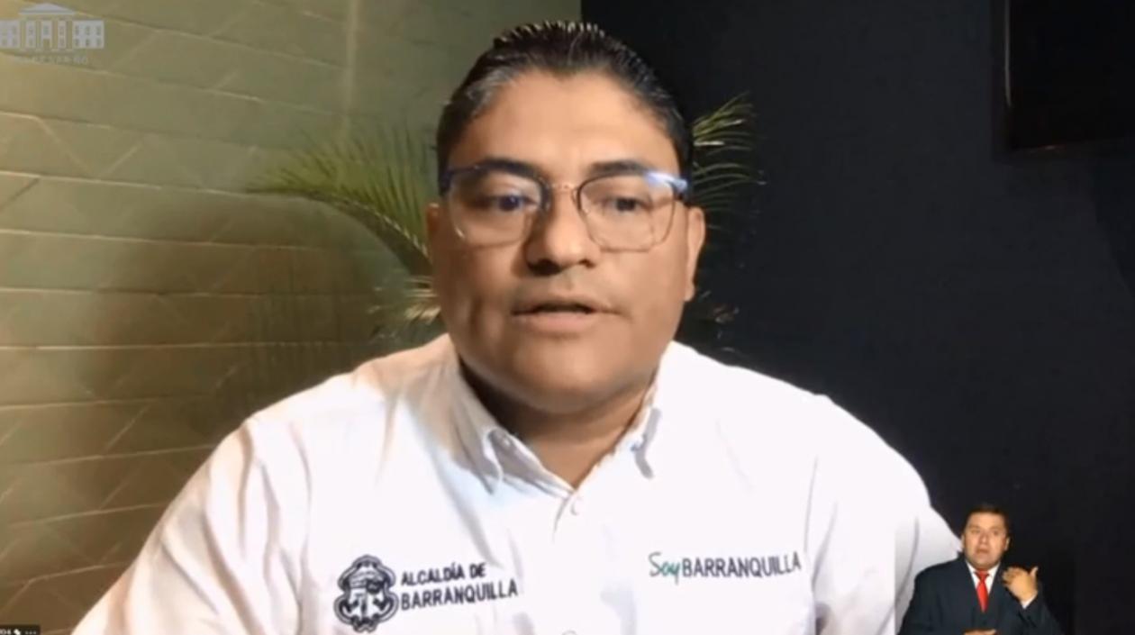 Secretario de Salud de Barranquilla, Humberto Mendoza.