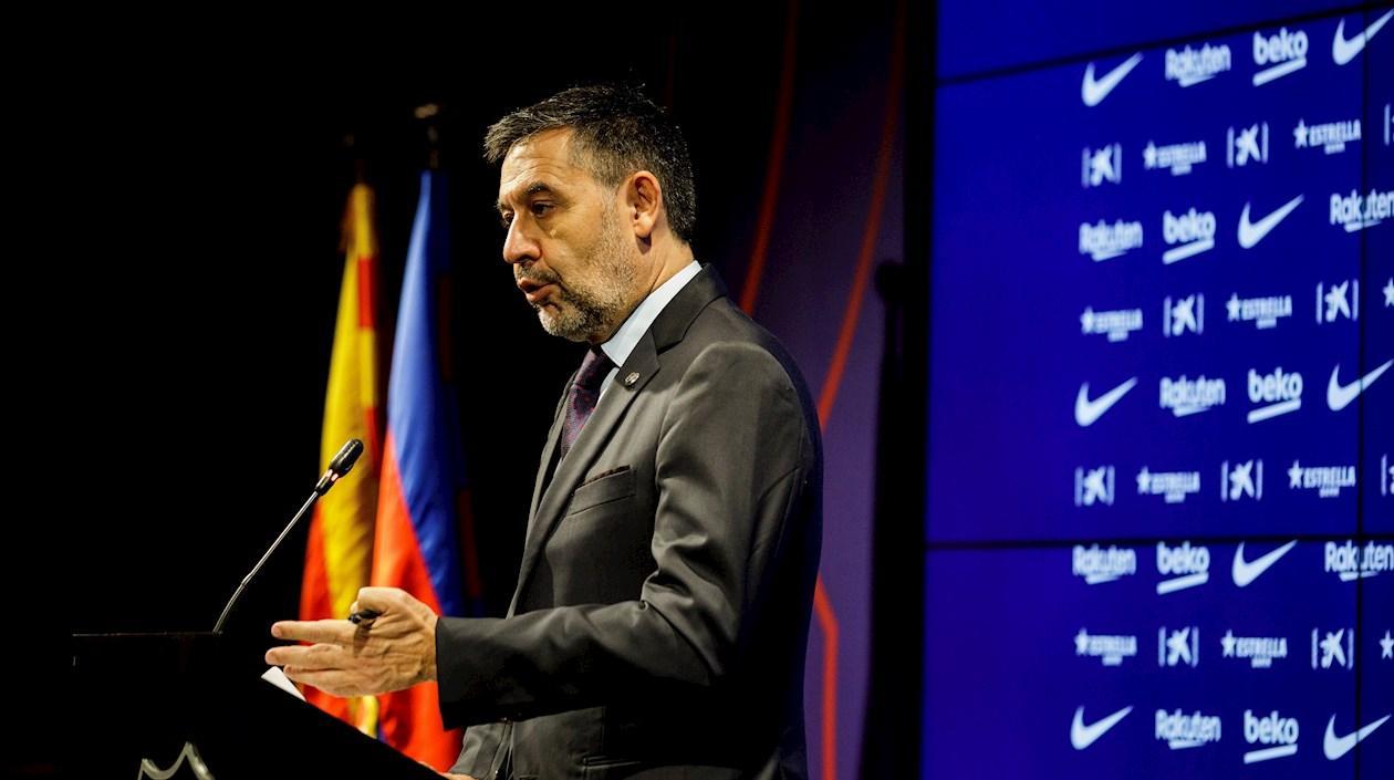 Josep Maria Bartomeu, presidente del  Barcelona. 