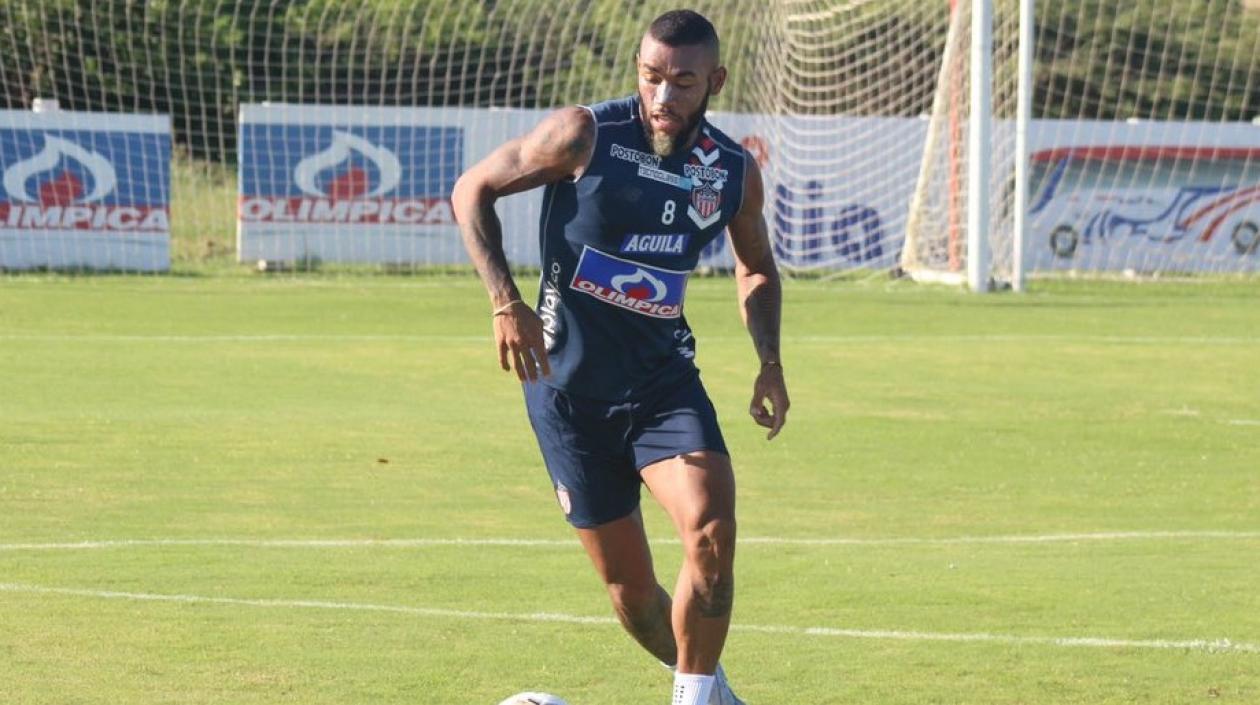 Freddy Hinestroza, jugador de Junior. 