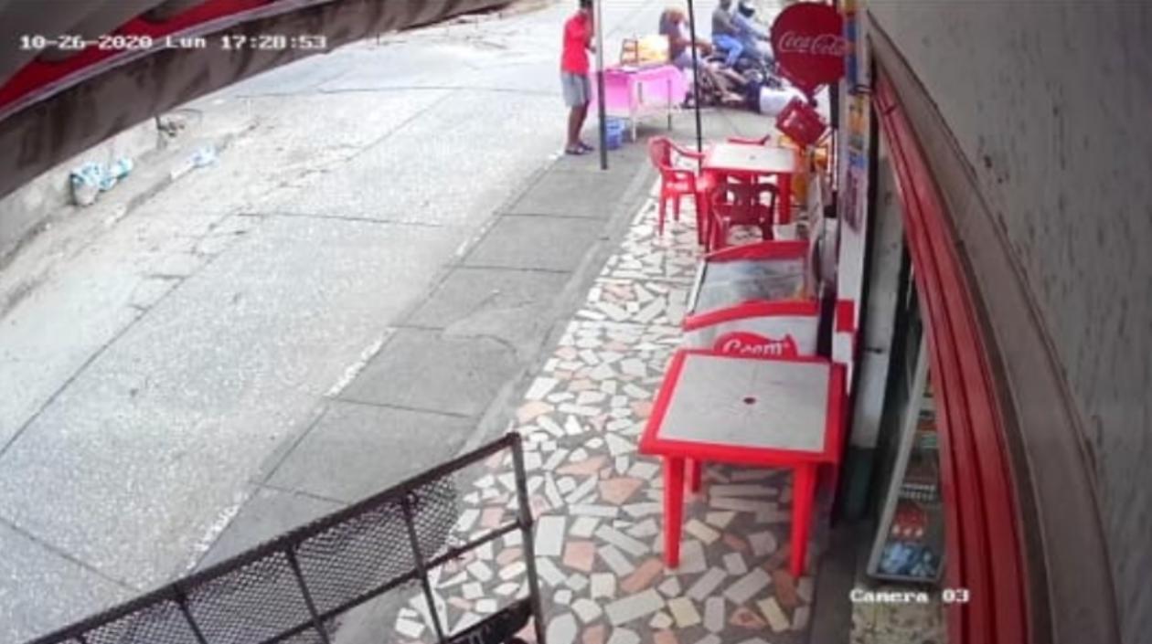 Sicariato ocurrido en el barrio Bruselas de Cartagena.