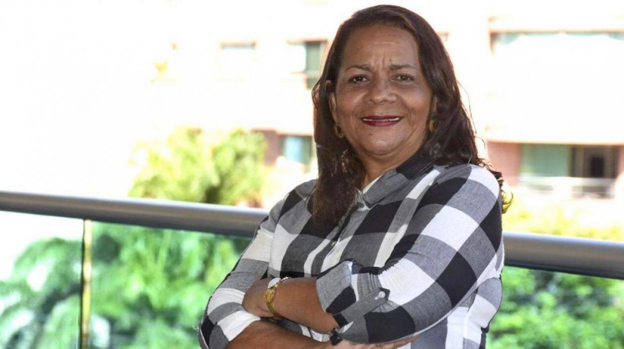 Emma Doris López, coordinadora de la Red de Mujeres.