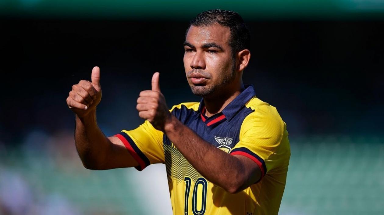Júnior Sornoza, jugador ecuatoriano. 