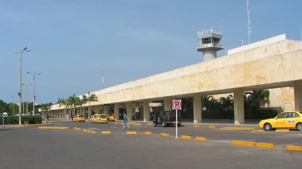 Aeropuerto Rafael Núñez de Cartagena.