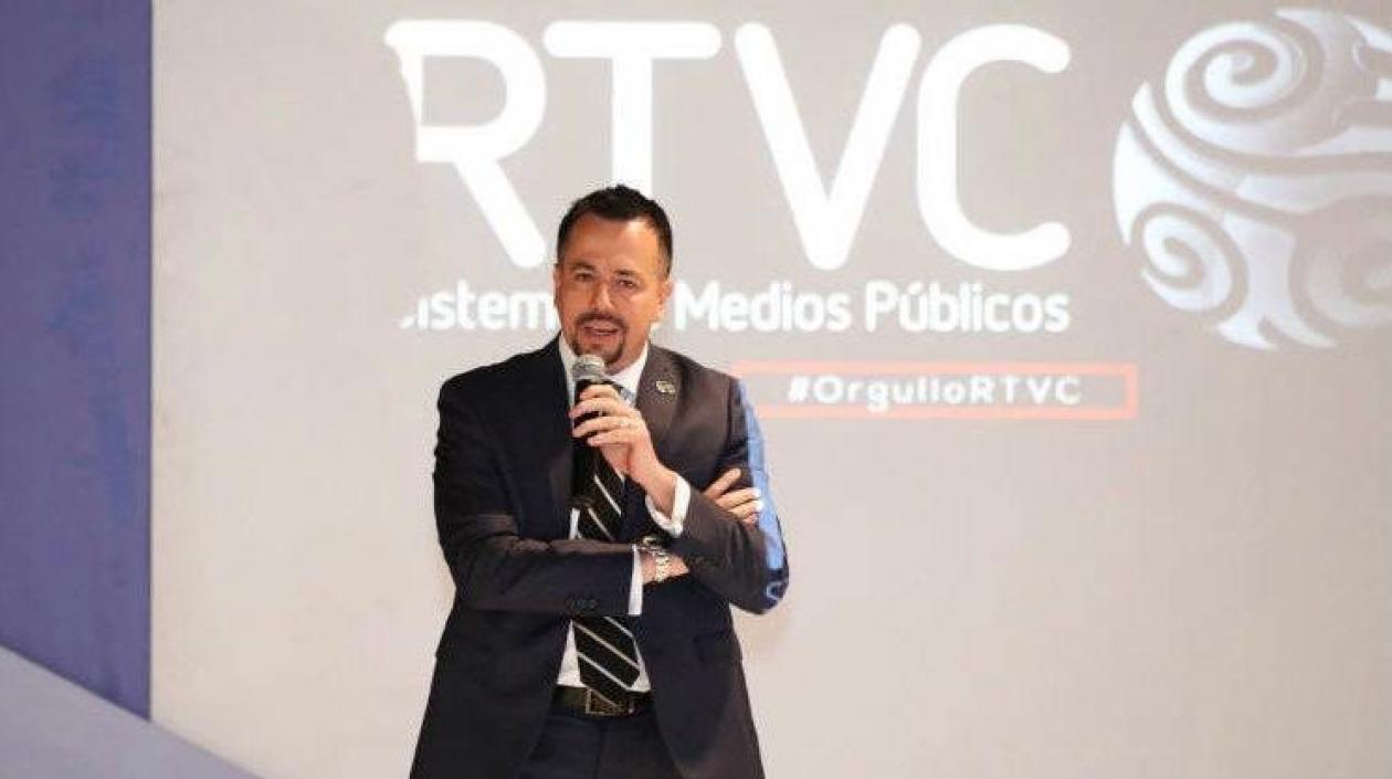 El exgerente de RTVC, Juan Pablo Bieri.