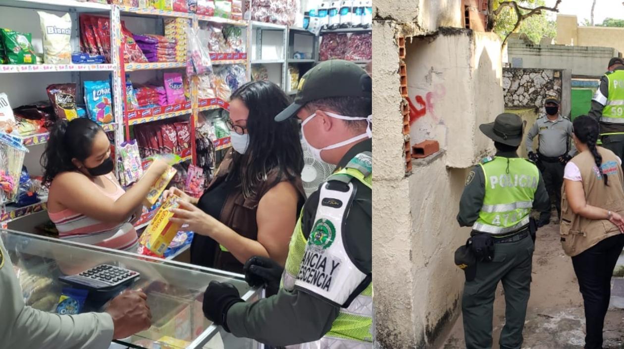 Operativos de control para la verificación de la venta de dulces y de vigilancia en los cementerios.