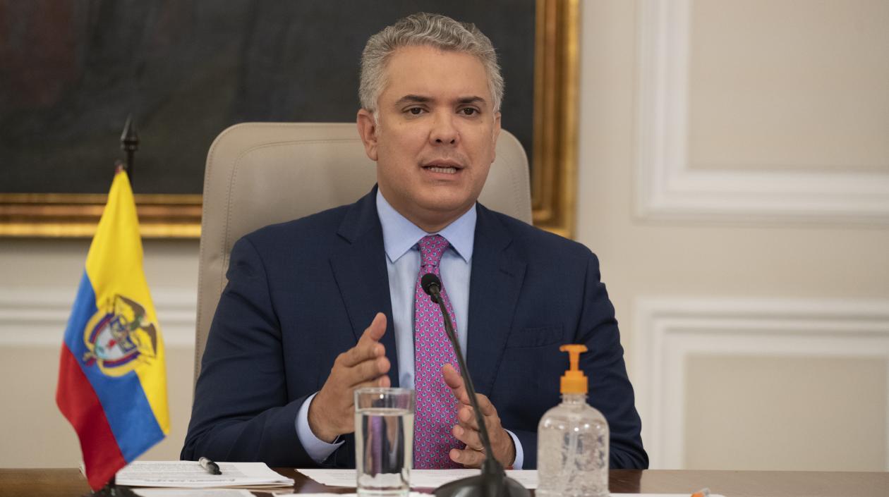  Iván Duque, presidente de Colombia.