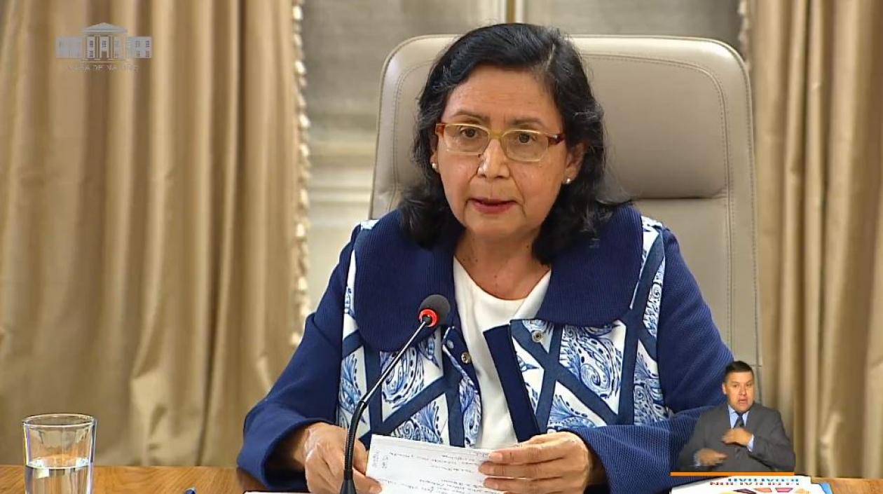 Gina Tambini, representante en Colombia de la OMS y OPS.