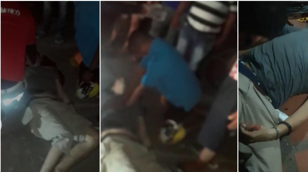 Imágenes captadas de un video aficionado.