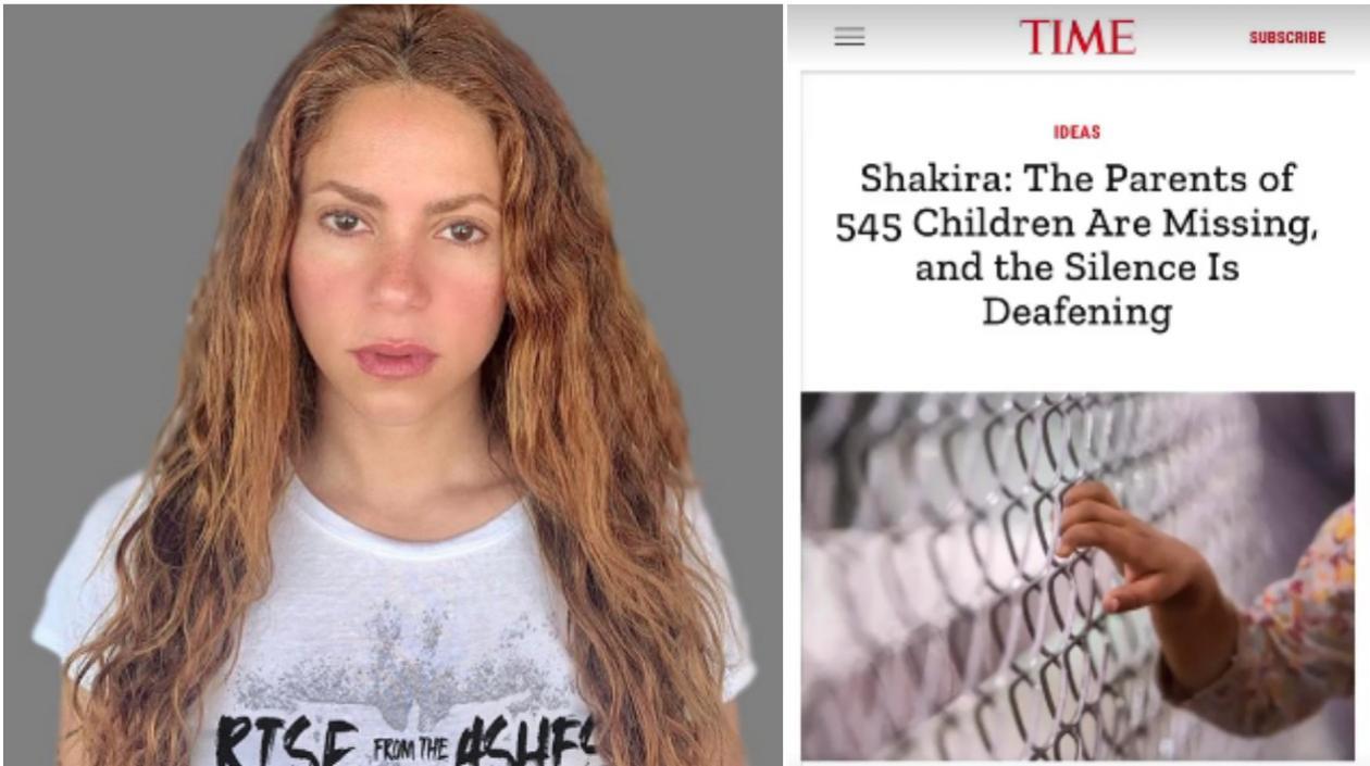 La cantante barranquillera habló de los 545 niños inmigrantes.