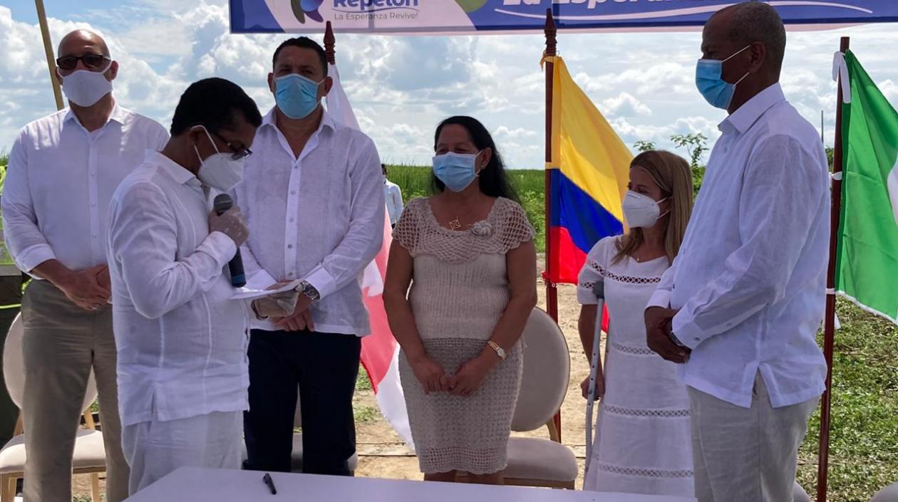 Acto de posesión de Wilfrido García Muñoz.