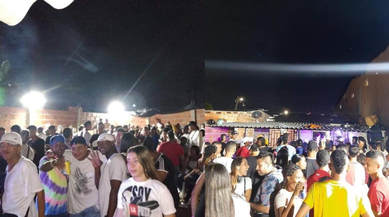 'Covid-fiesta' realizada el pasado fin de semana. 