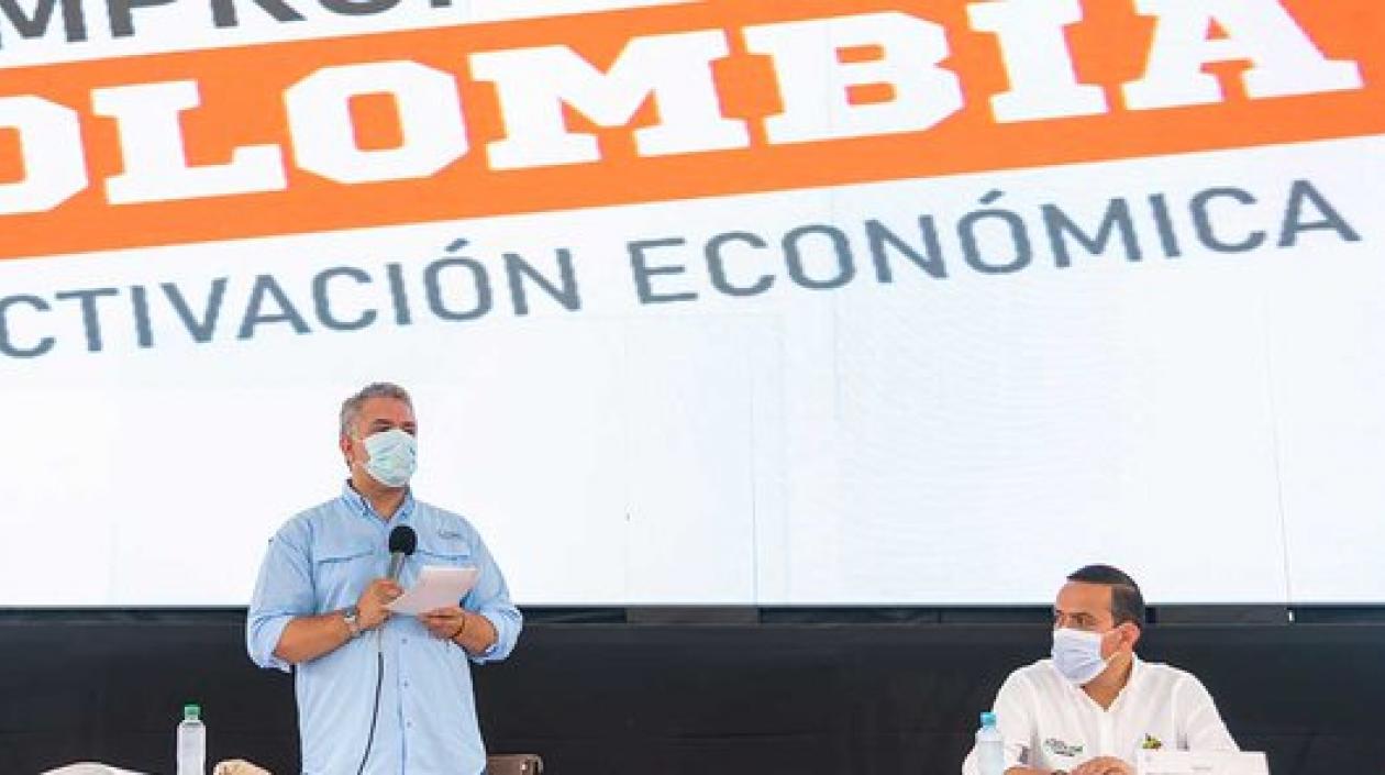 Iván Duque, presidente.