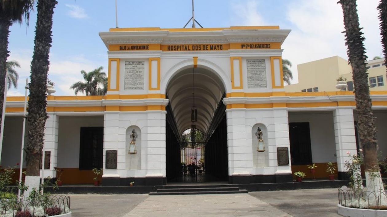 El Hospital Dos de Mayo en Lima, donde falleció la menor.