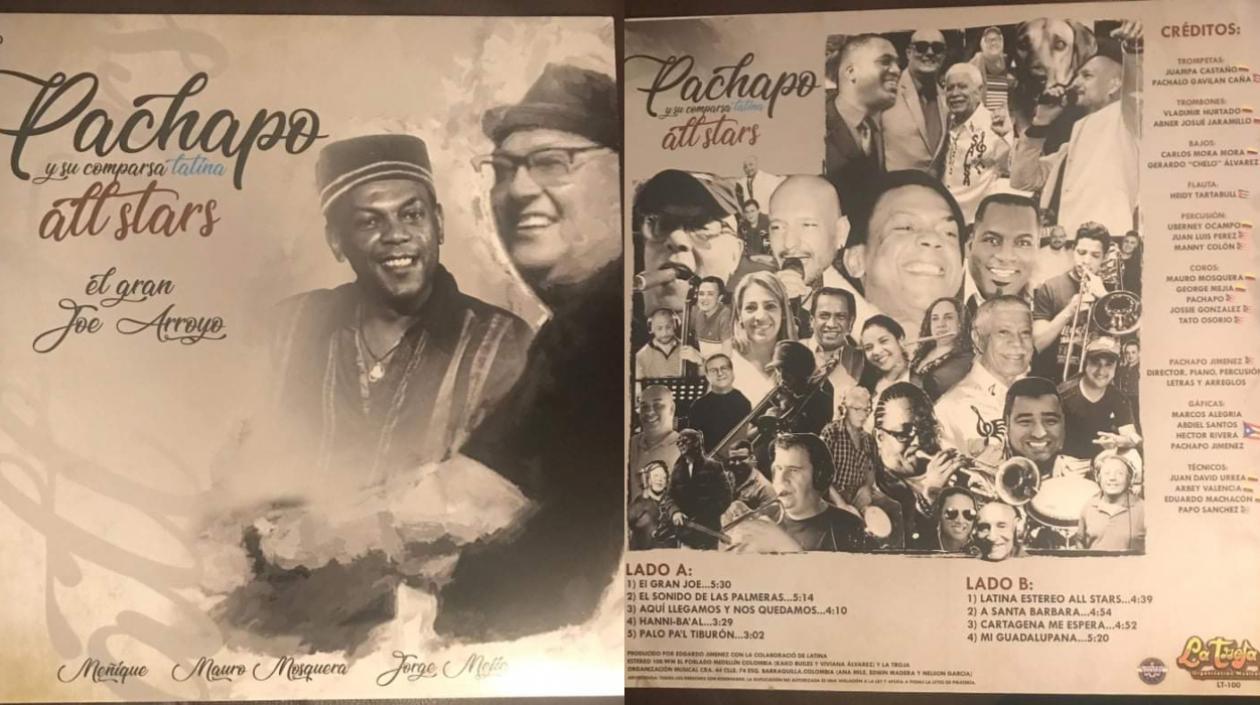 Carátula y contracarátula del disco