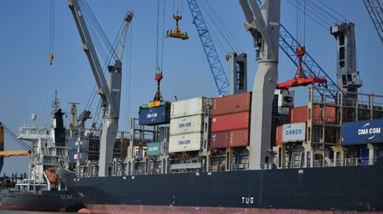 Puerto de Barranquilla mejoró su movimiento de carga.