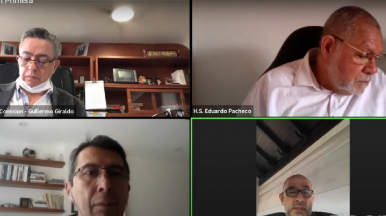 Audiencia en la que se discutió el Proyecto de Ley 118 de 2020.