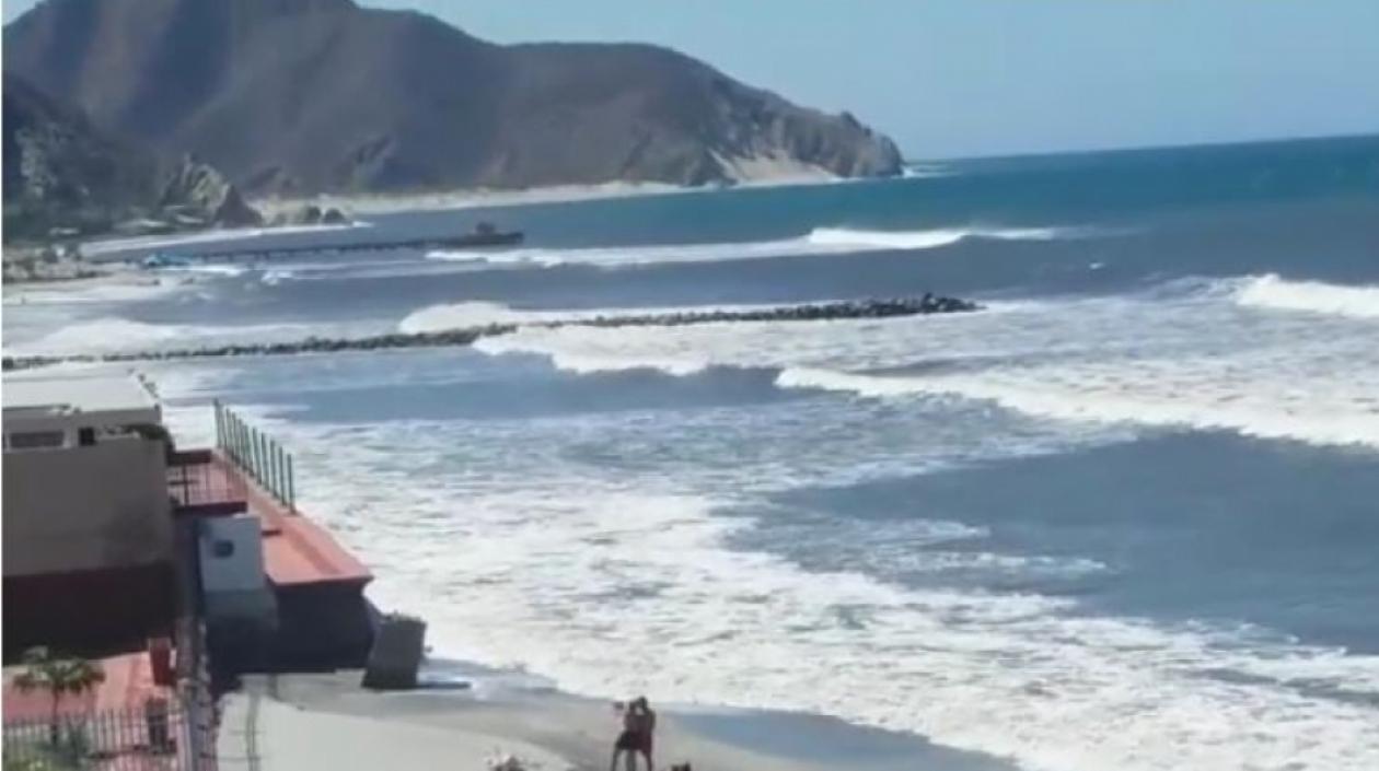 Santa Marta suspende actividad marítima por coletazo de tormenta tropical.