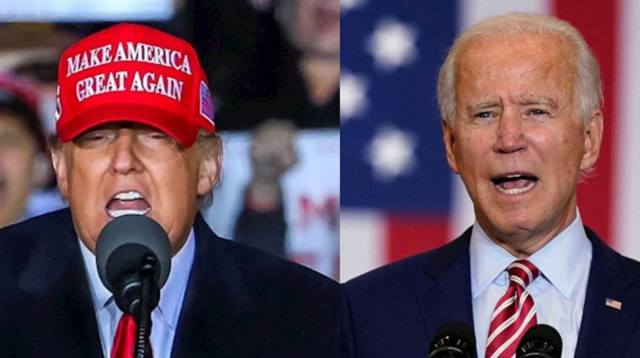 Donald Trump y Joe Biden.