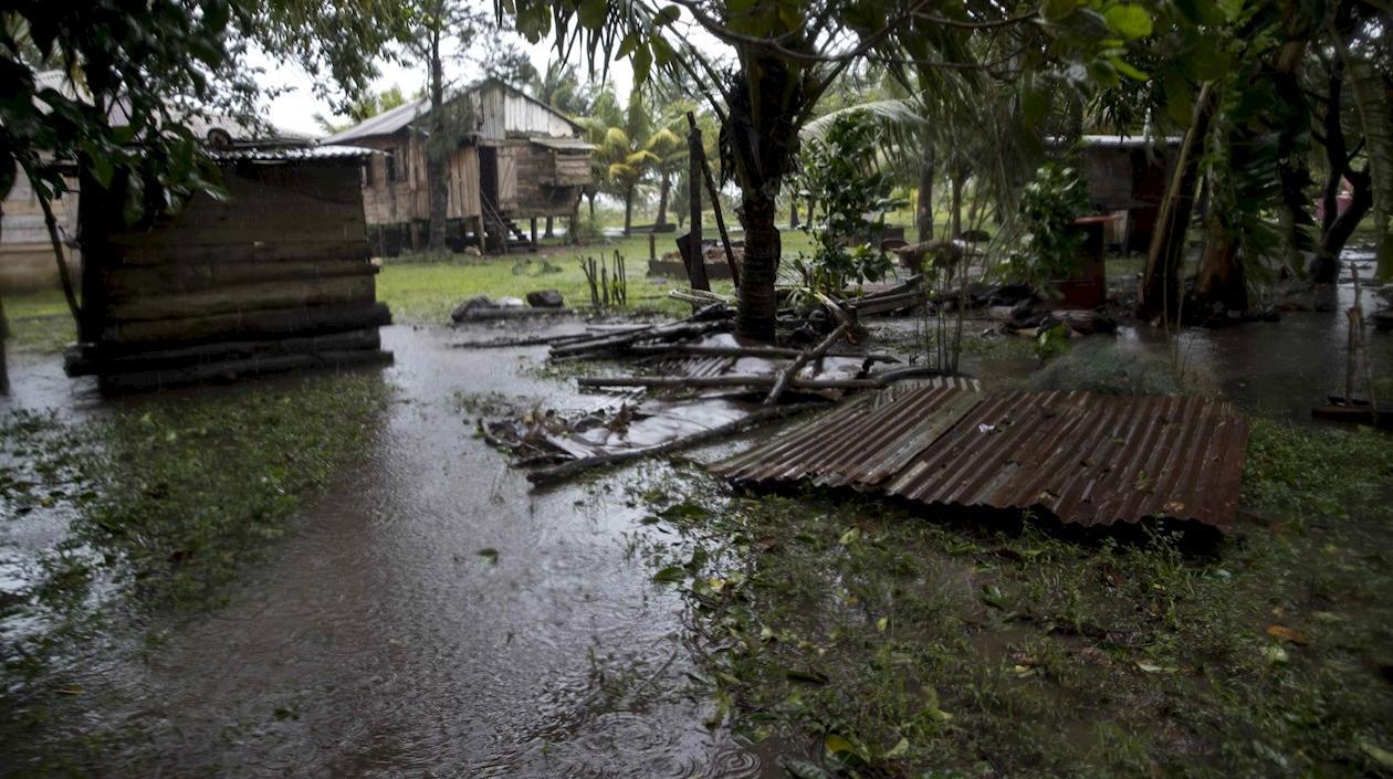 Los daños en Nicaragua.