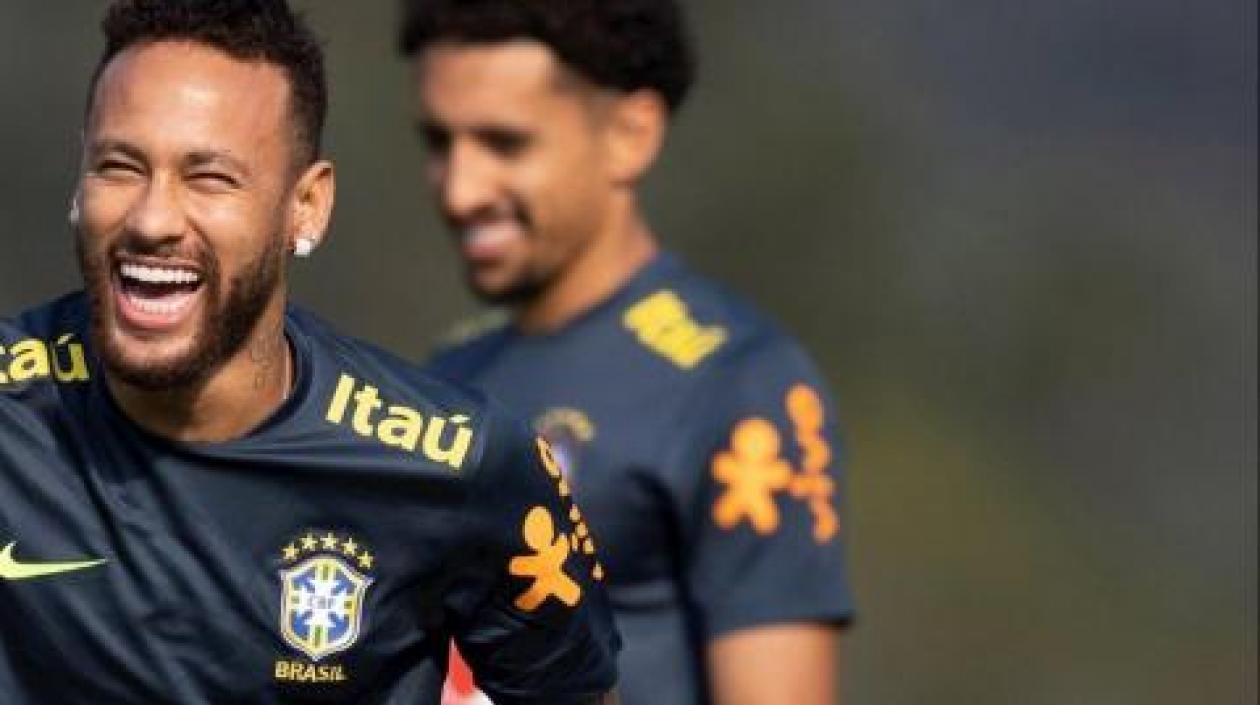 Neymar, jugador brasileño.