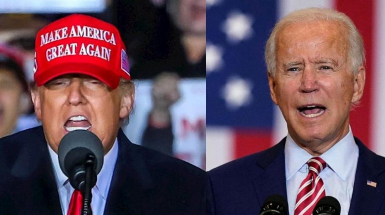 Donald Trump y Joe Biden.