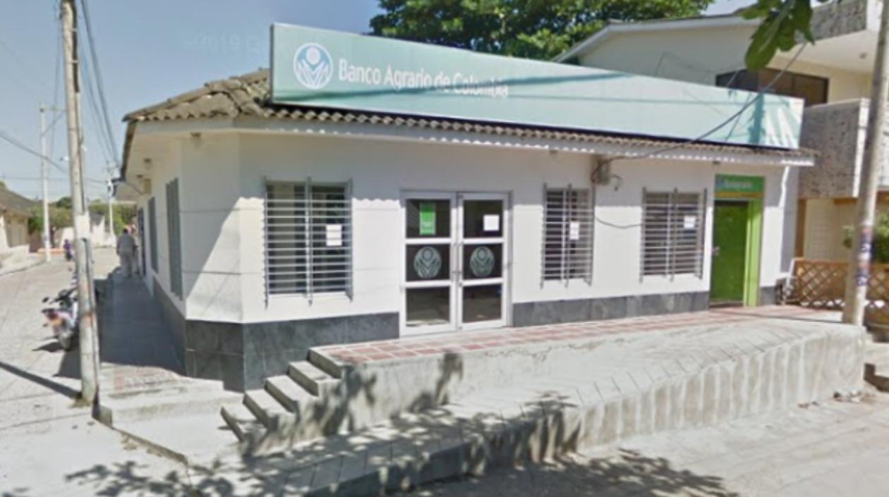 Sede del Banco Agrario de Juan de Acosta. 