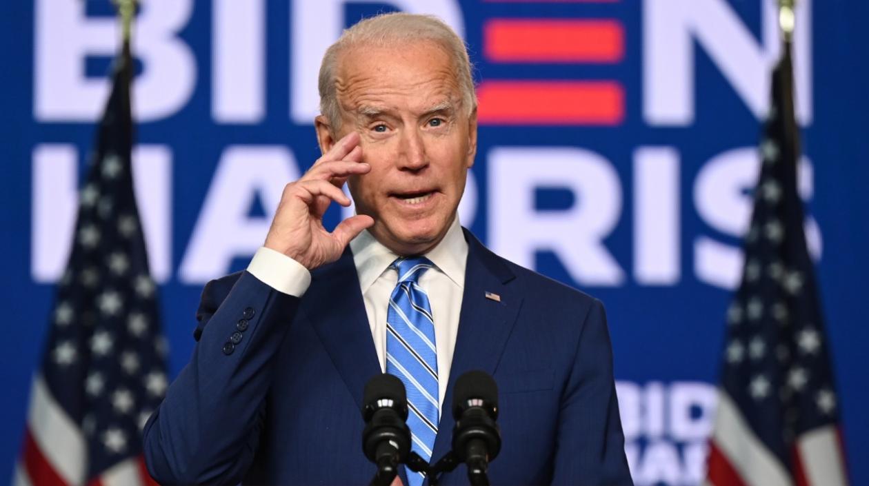 El candidato demócrata a la Casa Blanca, Joe Biden.