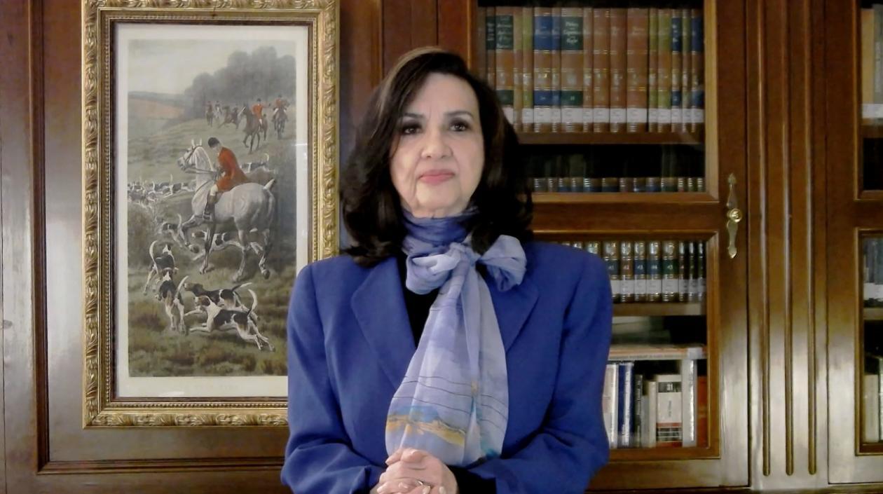 Claudia Blum, canciller colombiana.