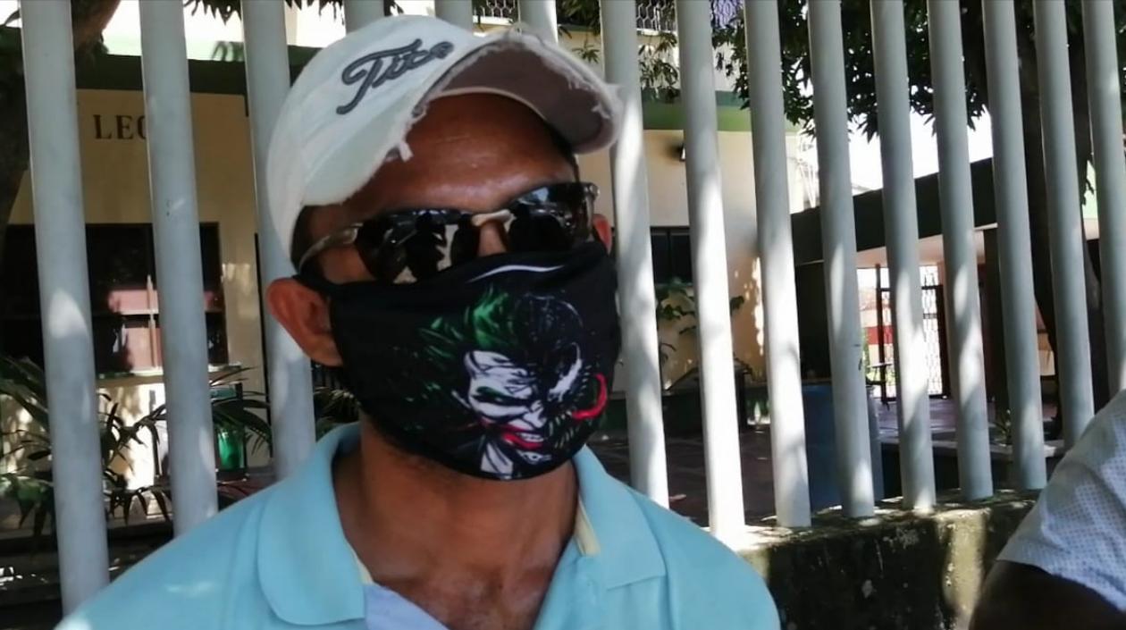 Carlos Barraza, hermano de la víctima. 