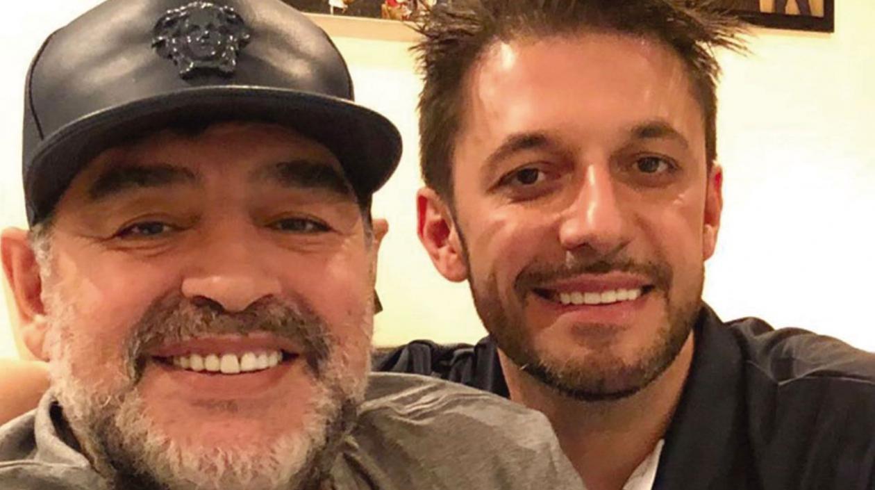 Diego Maradona y Matías Morla. 